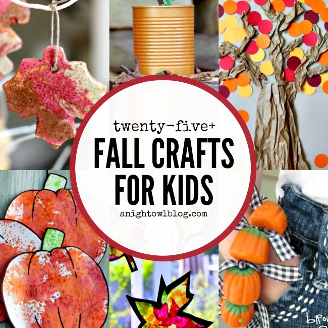 Fall Crafts for Kids | anightowlblog.com