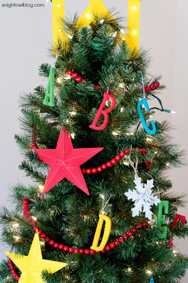 ABC Kids Christmas Tree | anightowlblog.com