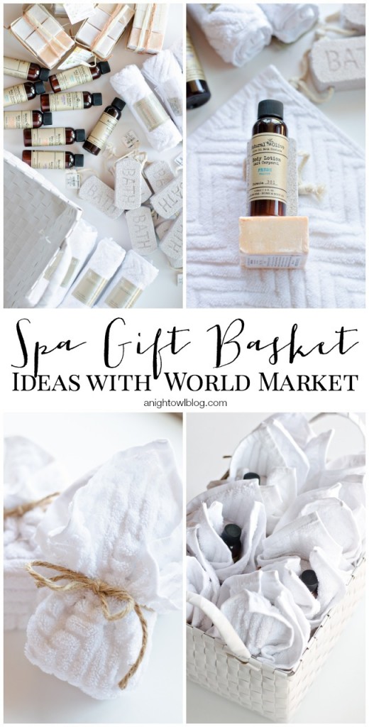 Spa Gift Basket Ideas with World Market #SharetheJoy_WM