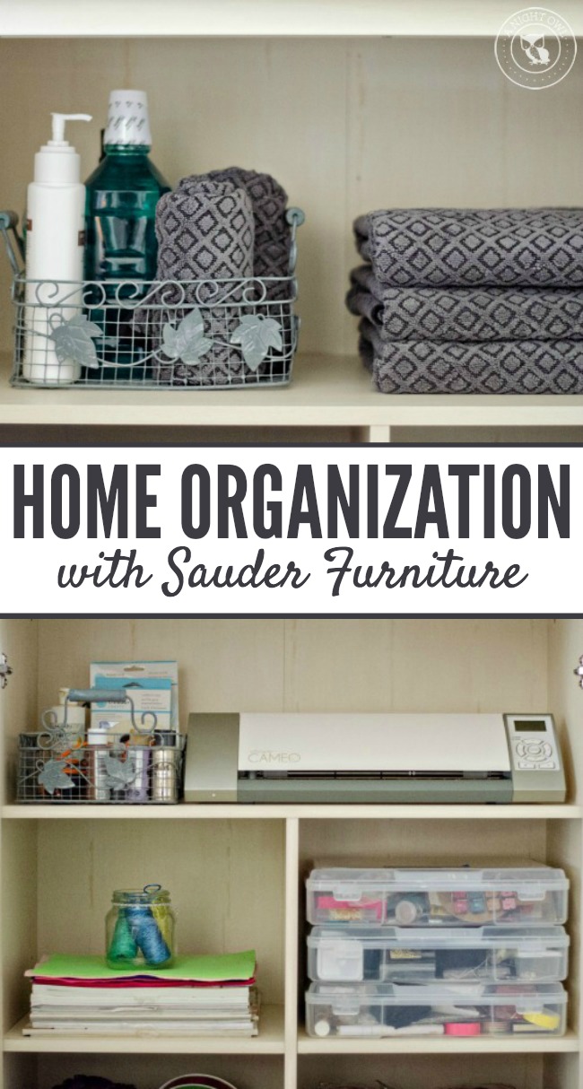 Home Organization with Sauder | anightowlblog.com