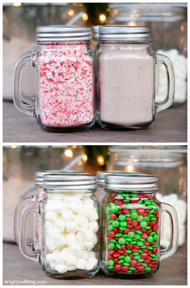 Hot Cocoa Bar in a Box - such a cute and easy gift idea!