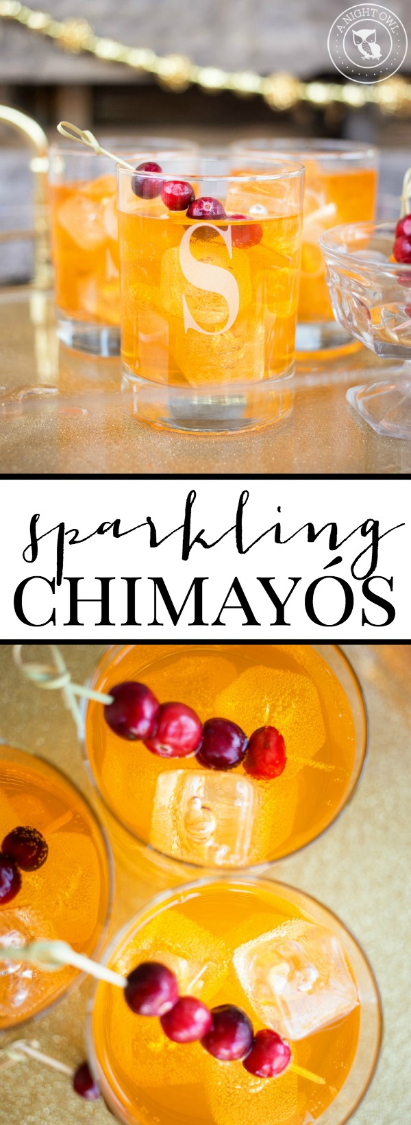 Sparkling Chimayo Cocktail | anightowlblog.com