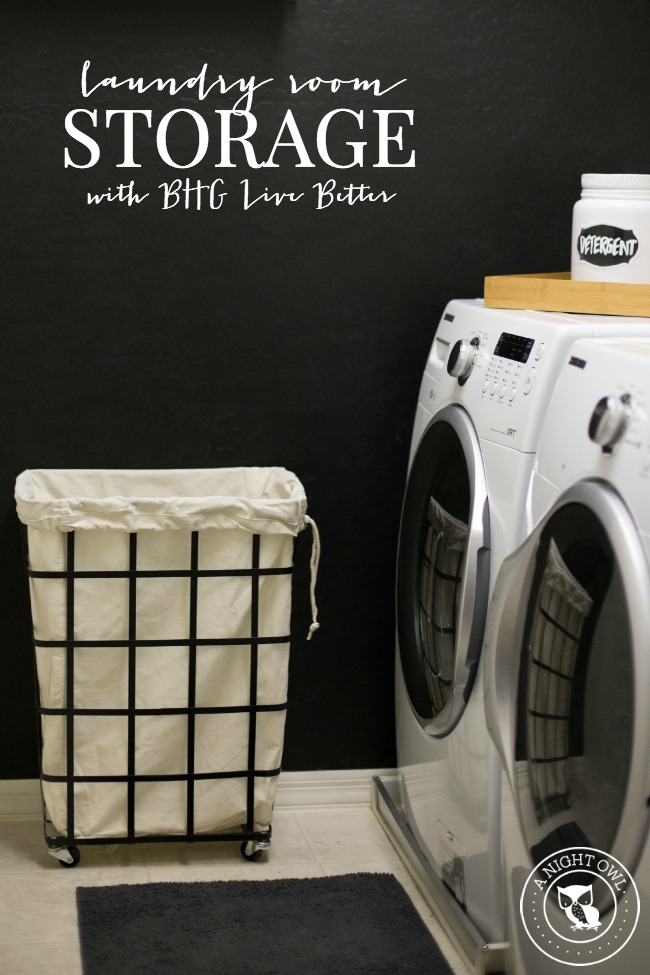 Stylish Laundry Room Storage Ideas | anightowlblog.com
