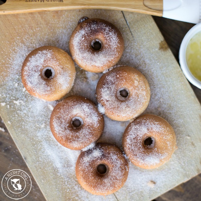Cinnamon Baked Cake Donuts - Sugar Salt Magic