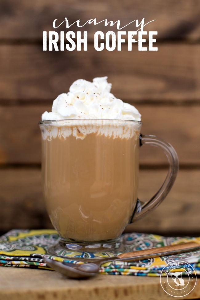 Creamy Irish Coffee | anightowlblog.com