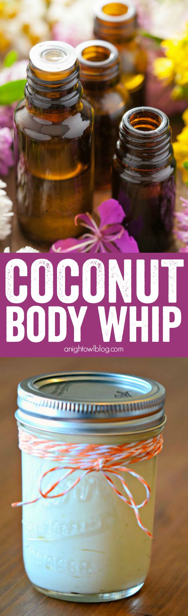 DIY Coconut Body Whip - a silky, light-weight moisturizer perfect for everyday use for a delightful mind-body experience.