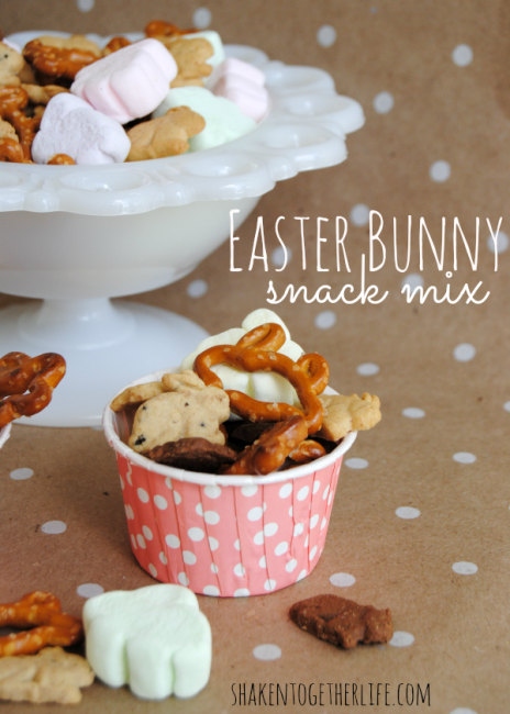 Easter Bunny Snack Mix from Shaken Together