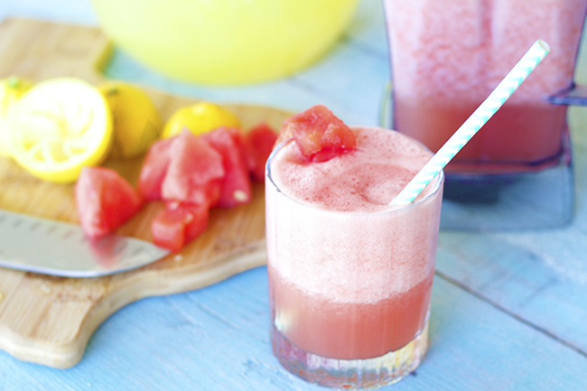 Watermelon Lemonade Cooler | anightowlblog.com
