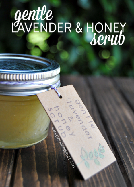Gentle Lavender Honey Scrub from Shaken Together