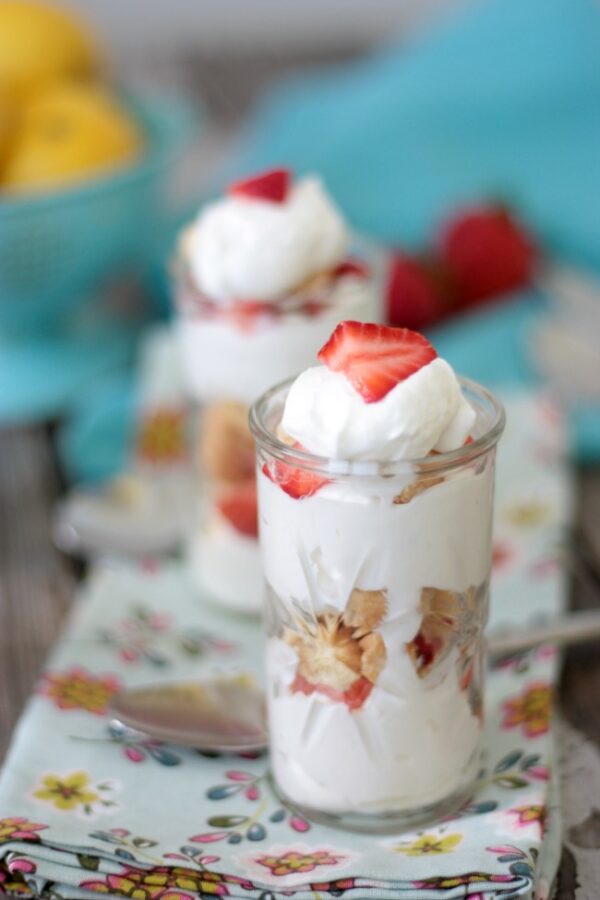 Lemon Berry Shortbread Trifles - A Night Owl Blog