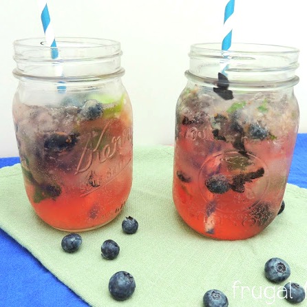 Blueberry Ginger Mojito | White Lights on Wednesday