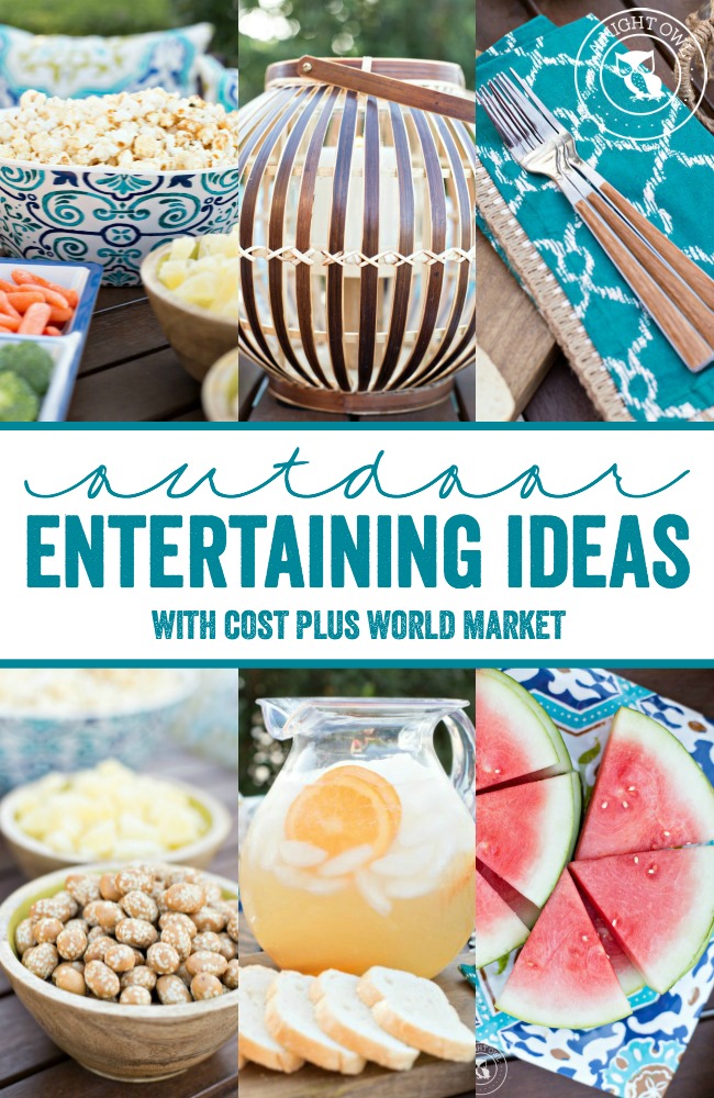 Summer Outdoor Entertaining Ideas with World Market #WorldMarketLove4Outdoors