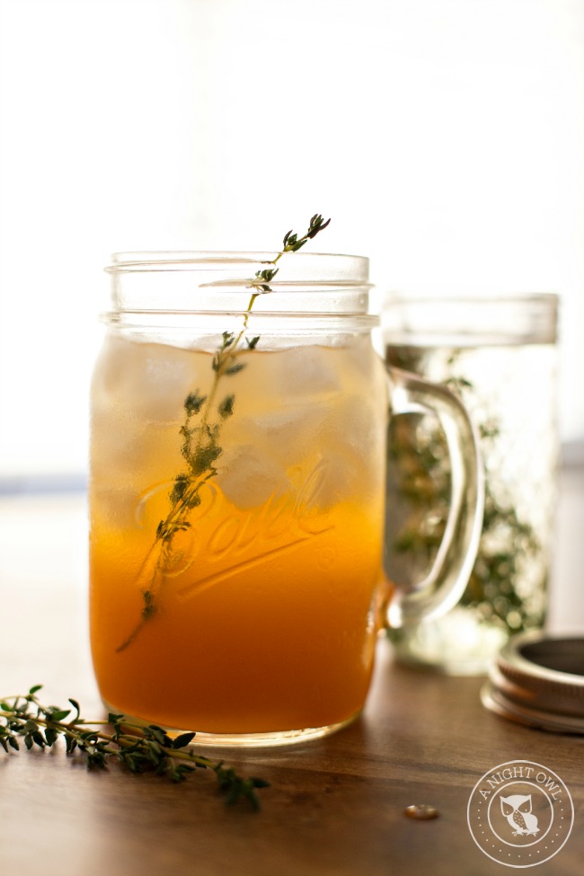 Mango Thyme Sangria - a refreshing blend of unique flavors in one delicious cocktail!
