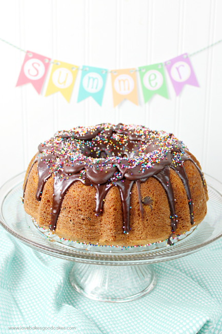 Melted Ice Cream Bundt Cake - A Night Owl Blog