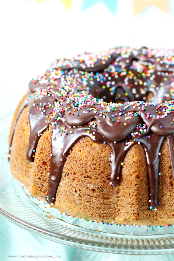 Melted Ice Cream Bundt Cake - A Night Owl Blog