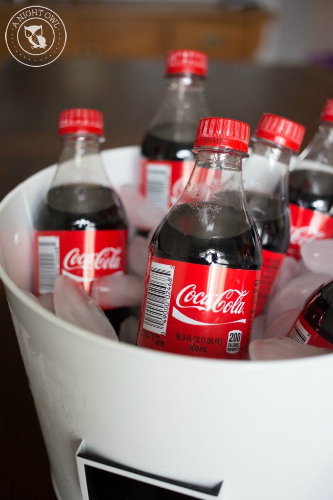 Serve chilled CocaCola with your Effortless Marketside Meal!