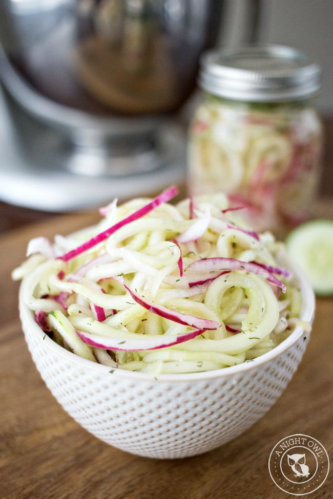 Easy Cucumber Salad - a delicious, no-fuss summer salad that is perfect for get togethers and BBQs!