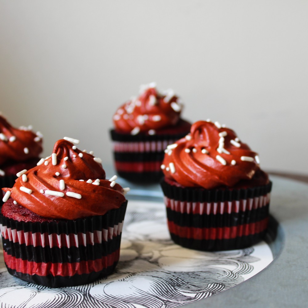 Red Wine Red Velvet Cupcakes | A Night Owl Blog