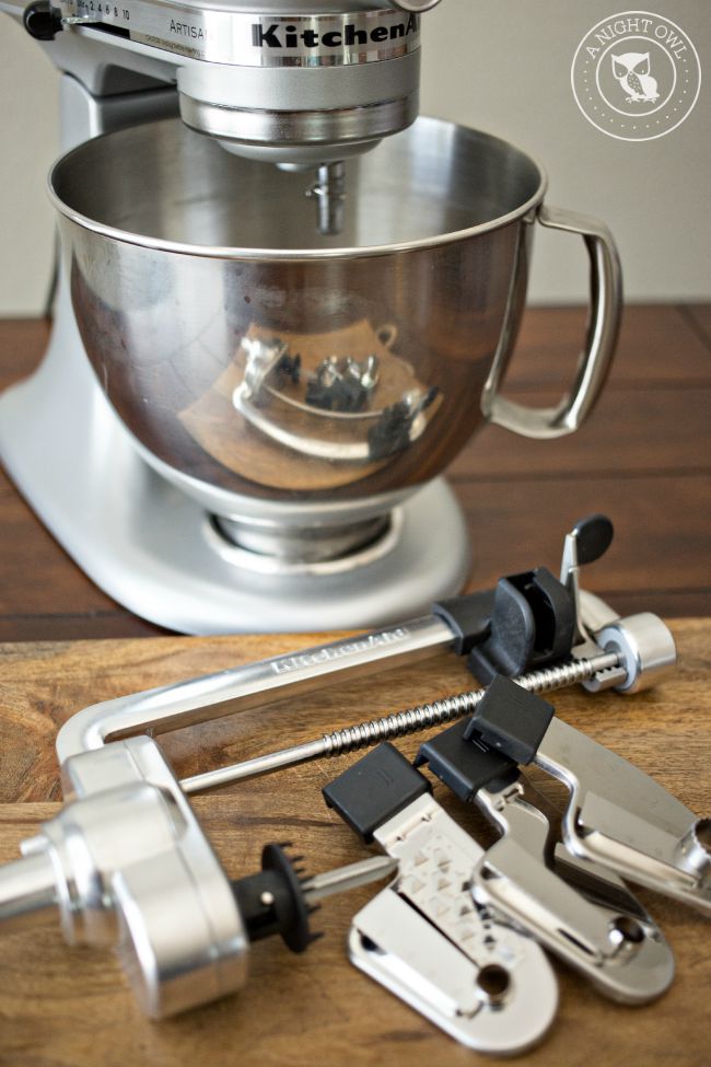 The KitchenAid Spiralizer is a MUST-HAVE kitchen tool! Spiralize, core and peel your way to easier cooking and baking!