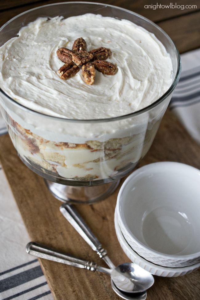 Italian Cream Cake Trifle - a delicious twist on a popular and decadent Italian dessert.