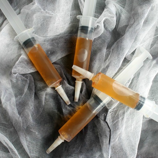 Poison Apple Jello Shot Syringes SQUARE