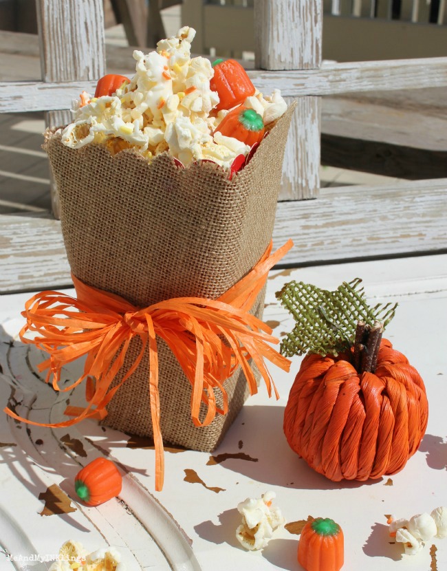 Pumpkins and a Popcorn Box Party - what a fun and festive Halloween idea!