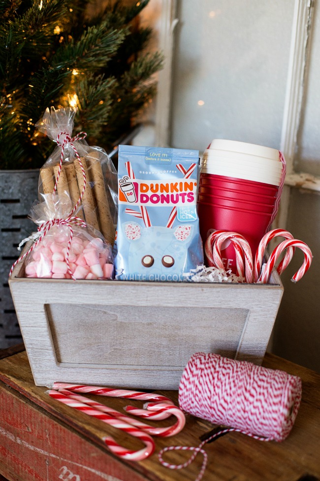 Give the gift of coffee with this adorable Christmas Morning Coffee Gift Basket!