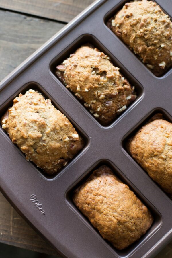 Banana Bread Mini Loaves A Night Owl Blog