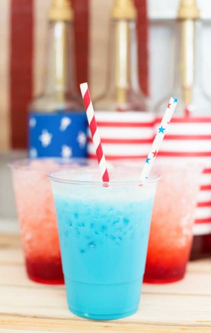 Patriotic Italian Sodas - A Night Owl Blog