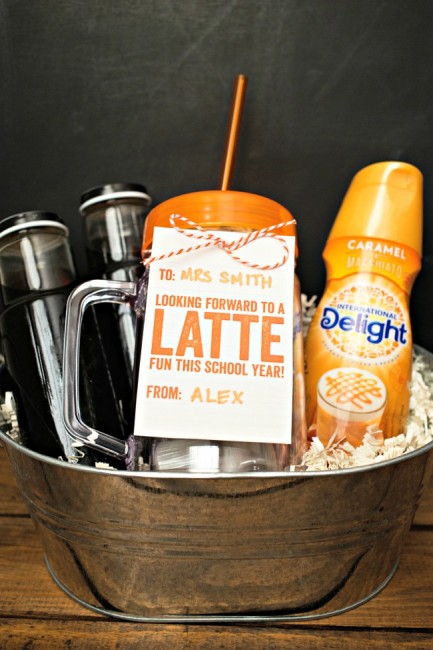 Back to School Teacher Coffee Gift Basket - A Night Owl Blog