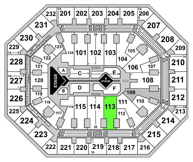 Adele Concert Seating Chart