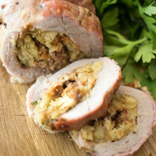 Easy Stuffed Pork Tenderloin - A Night Owl Blog