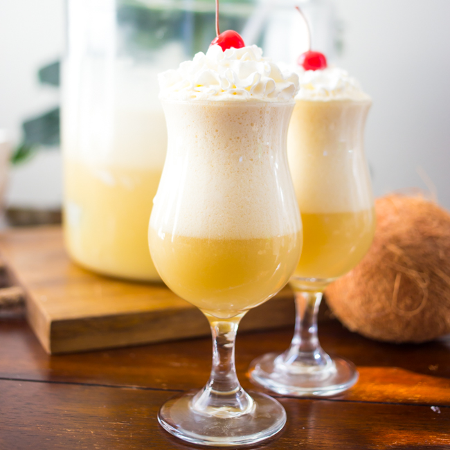 Pina Colada Rum Punch A Night Owl Blog