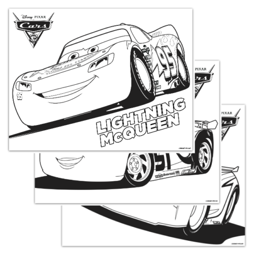 Disney Pixar Cars 3 Coloring Pages - A Night Owl Blog