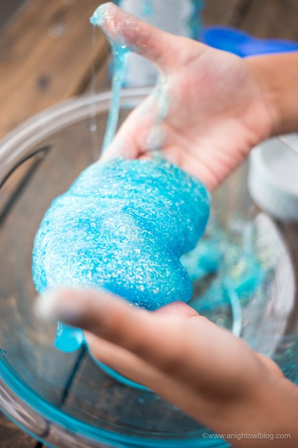 DIY Shark Slime - A Night Owl Blog