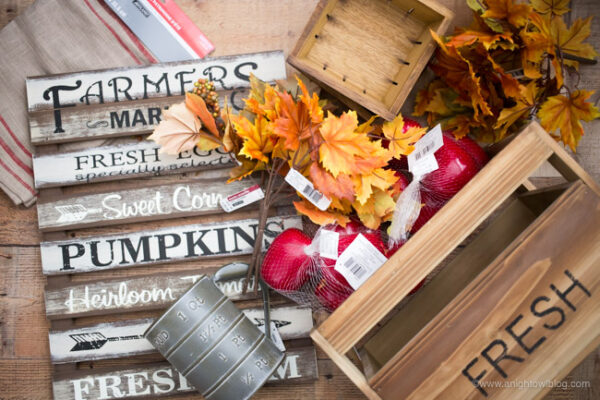 Easy Fall Vignette Decor Ideas - A Night Owl Blog