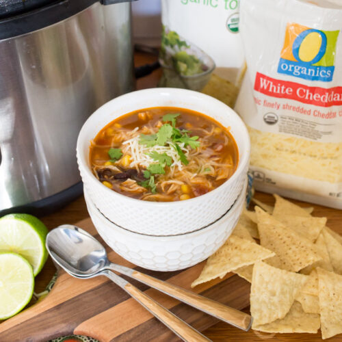 Instant Pot Chicken Tortilla Soup Recipe • Salt & Lavender