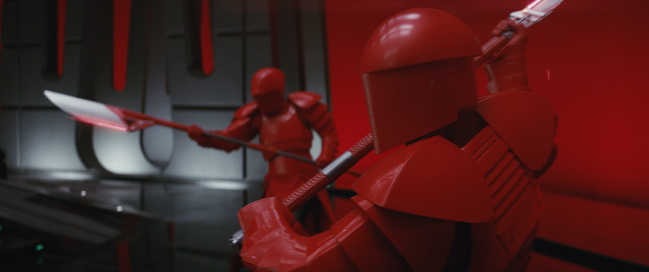 Star Wars: The Last Jedi..Praetorian Guards..Photo: Industrial Light & Magic/Lucasfilm..©2017 Lucasfilm Ltd. All Rights Reserved.