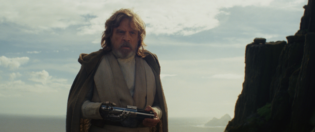 Star Wars: The Last Jedi Luke Skywalker (Mark Hamill) Photo: Lucasfilm Ltd. © 2017 Lucasfilm Ltd. All Rights Reserved.