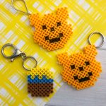 Winnie the Pooh Perler Bead Keychains - A Night Owl Blog