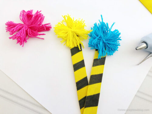 Dr. Seuss Truffula Tree Bookmarks - A Night Owl Blog