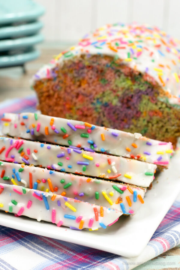 Unicorn Banana Bread - A Night Owl Blog