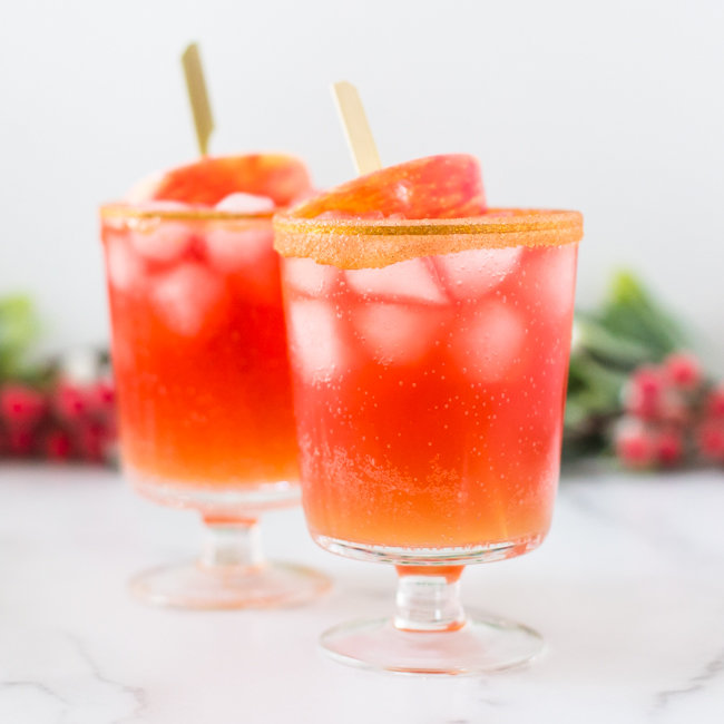 Sparkling Cran-Apple Cider Feature - A Night Owl Blog