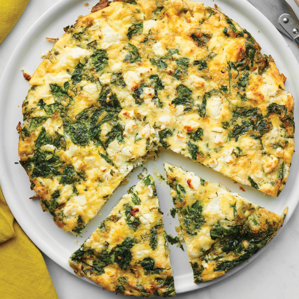 Instant Pot Spinach and Feta Frittata - A Night Owl Blog