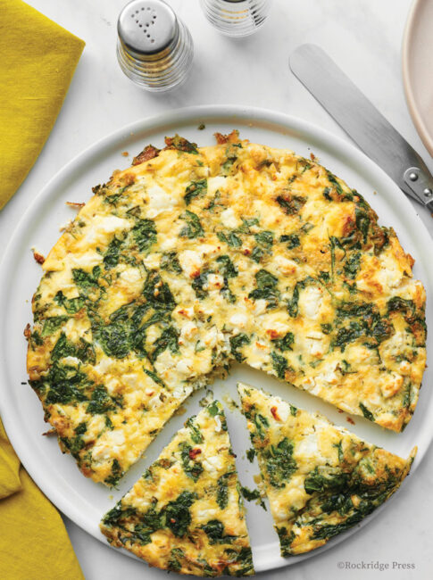 Instant Pot Spinach and Feta Frittata - A Night Owl Blog